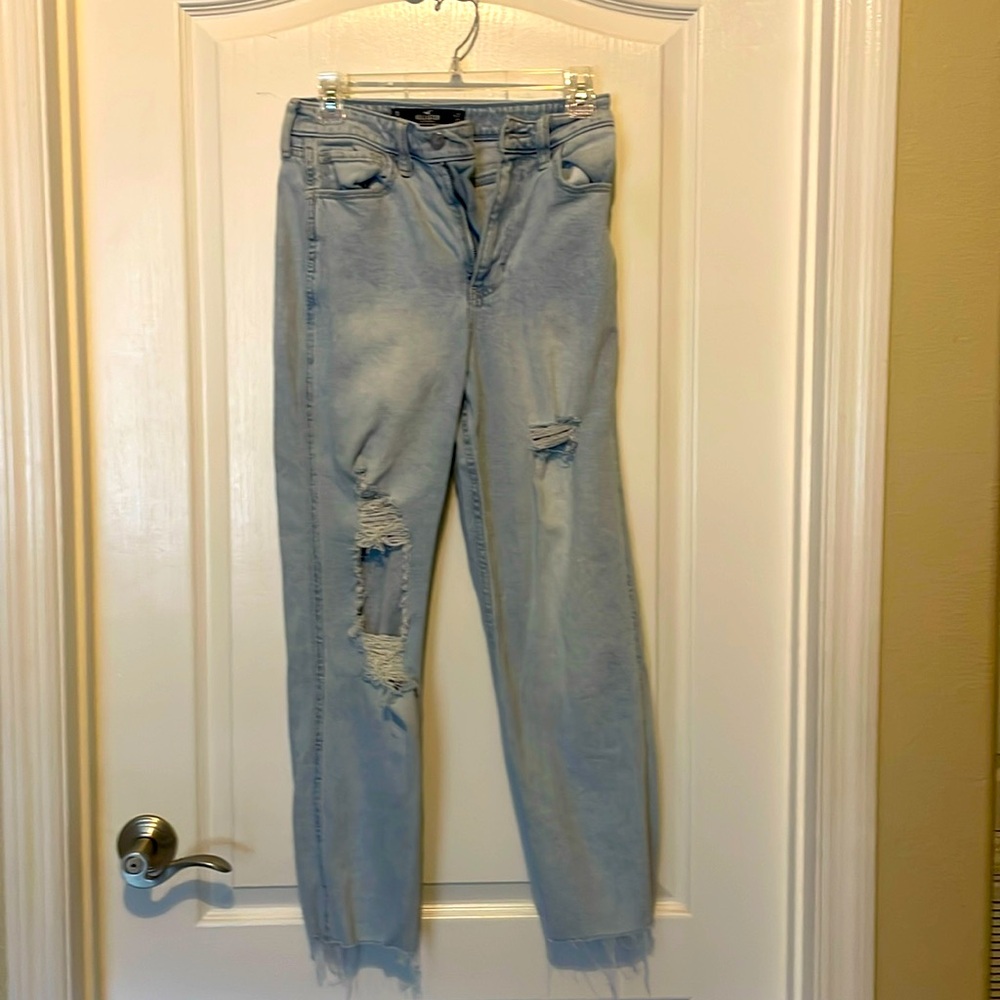 Hollister ultra high rise mom jeans